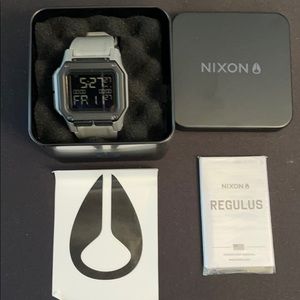 Nixon Regulus Gunmetal Digital Watch